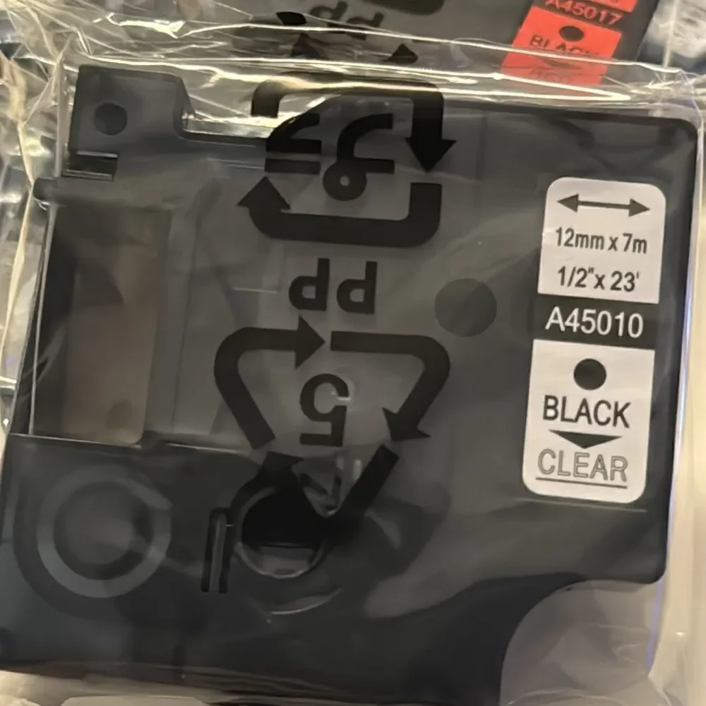 Label Tape for Dynamo D1 Label Maker 6 pack 1/2”x23’ Combo Color Set NEW